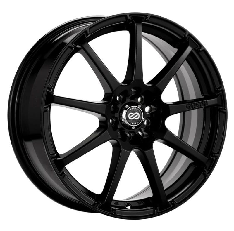 Enkei — Enkei EDR9 15x6.5 4x100/114.3 38mm Offset 72.6 Bore Diameter Black Wheel