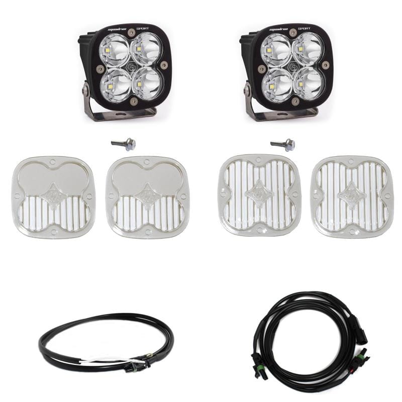 Baja Designs — Baja Designs 2021+ Ford Bronco A Piller Light Kit Squadron Sport Spot w/Upfitter