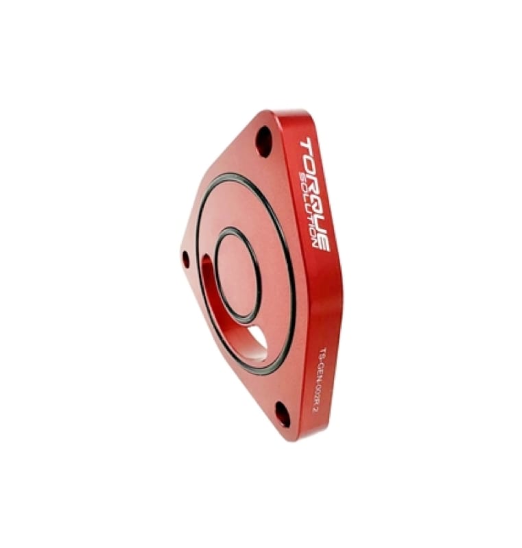 Torque Solution — Torque Solution V2 Blow Off BOV Sound Plate (Red): Multiple Applications