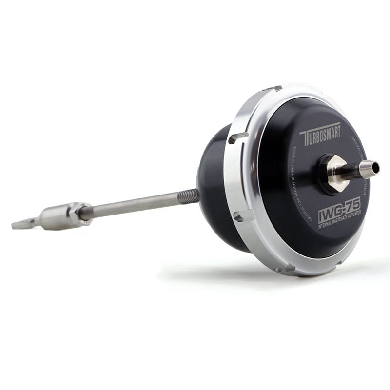 Turbosmart — Turbosmart IWG75 2012+ Fiat 124 Spider 10 PSI Black Internal Wastegate Actuator
Wastegate
