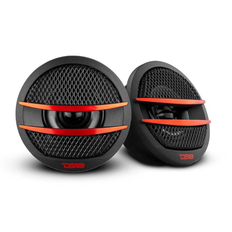 DS18 — DS18 1.38in Dome Tweeters 25 Watts RMS 0.5in Pei Vc 4 ohm Red