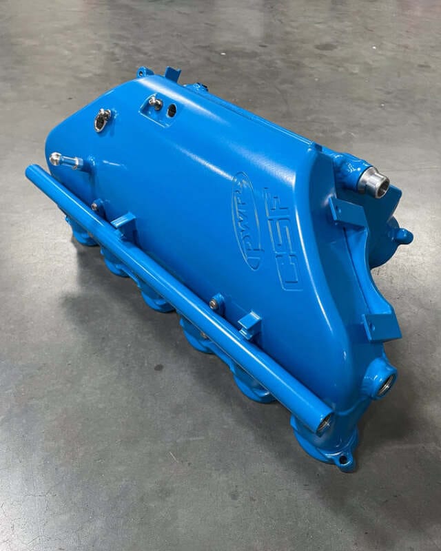 CSF — CSF BMW M2/M3/M4 S58 (G8X) Charge-Air Cooler Manifold - Mexico Blue