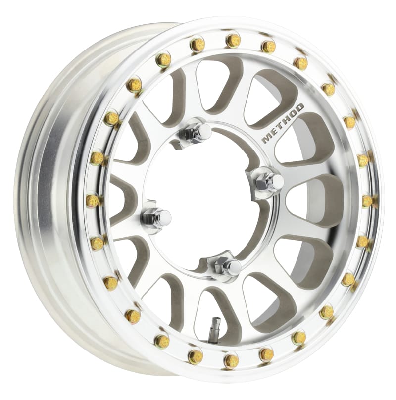 Method Wheels — Method MR401-R UTV Beadlock 15x5 / 2.5+2.5/0mm Offset / 4x156 / 127mm CB Machined - Raw Wheel