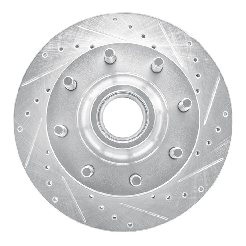 R1 Concepts — R1 80-85 Ford E-350 Econoline Club Wagon Front Right Drilled & Slotted Silver Brake Rotor
R1 Brake Rotor Drill