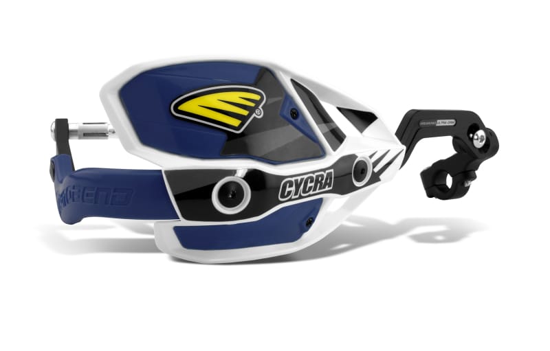 Cycra — Cycra CRM Ultra 1-1/8 in. Clamp w/White Shields/Husky Blue Covers