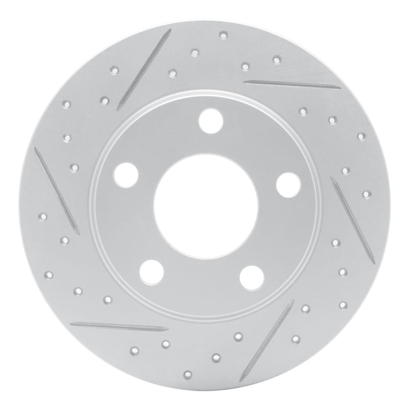 R1 Concepts — R1 99-05 Audi A6 Quattro Rear Right Drilled & Slotted Geo-Carbon Rotor