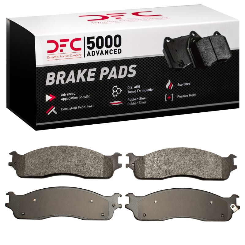 DFC — DFC 03-08 Dodge Ram 1500 Pickup Front 5000 Advanced Semi Metallic Brake Pads
DFC Brake Pad Set
