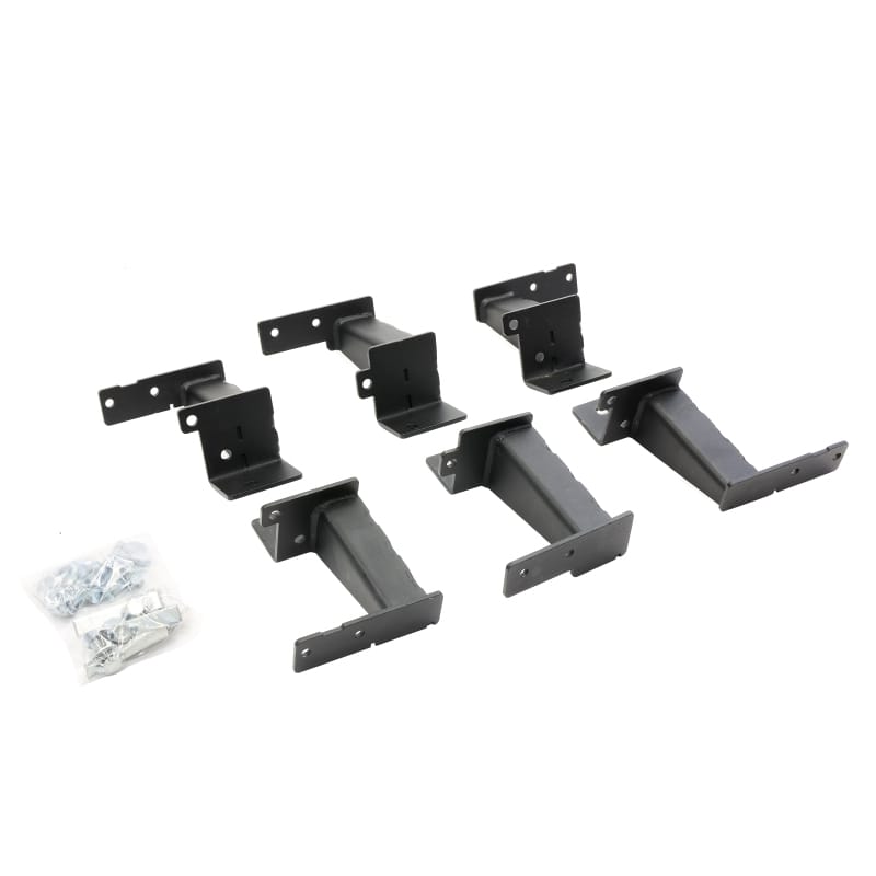 Go Rhino — Go Rhino 21-24 Ford Bronco 4dr (Excl. Sport) Brackets for Dominator Xtreme Frame Slider - Tex. Blk
Dominator Brackets