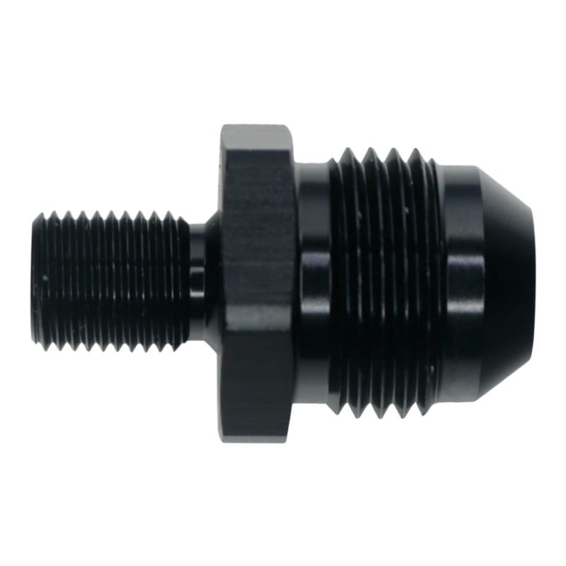 DeatschWerks — DeatschWerks 8AN Male Flare to M10 X 1.0 Male Metric - Anodized Matte Black
Lines & Fittings