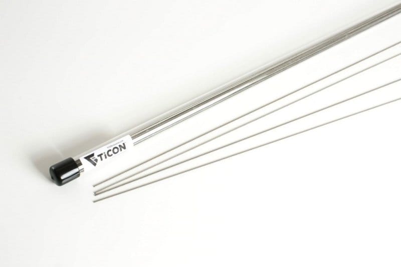 Ticon — Ticon Industries 39in Length 1/2lb 1mm/.039in Filler Diameter CP1 Titanium Filler Rod