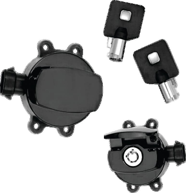 TwinPower — Twin Power 11-17 Softail Black Fatbob Style Ignition Switch