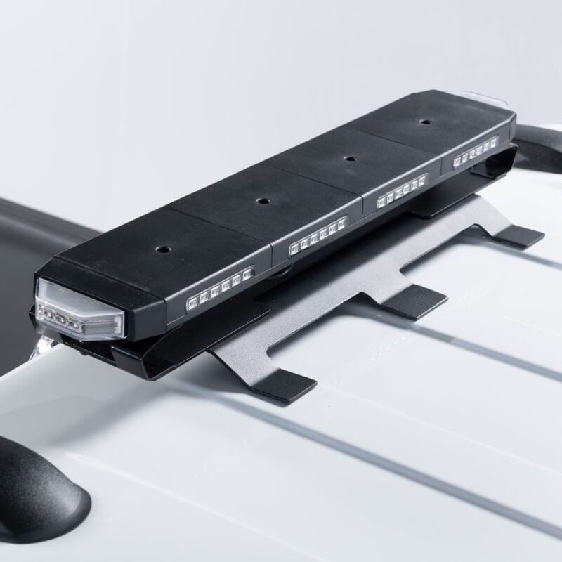 Putco — Putco 24In Universal 24In Tri Color Hornet Light (Amber/Blue/White) - LED Stealth Rooftop Strobe Bar