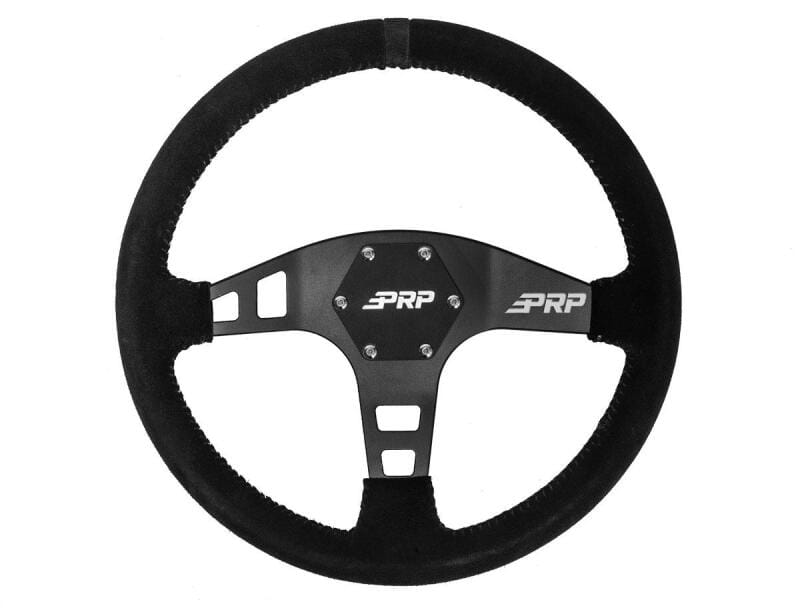 PRP Seats — PRP Flat Suede Steering Wheel- Black