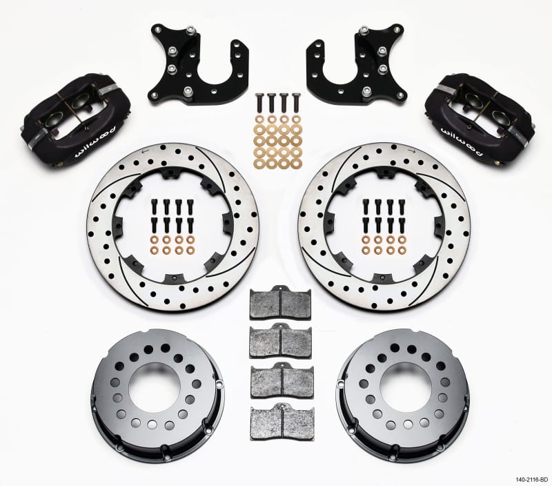 Wilwood — Wilwood Forged Dynalite P/S Rear Kit Drilled Rotor Mopar-Dana 2.72in Offset
BRAKE KIT