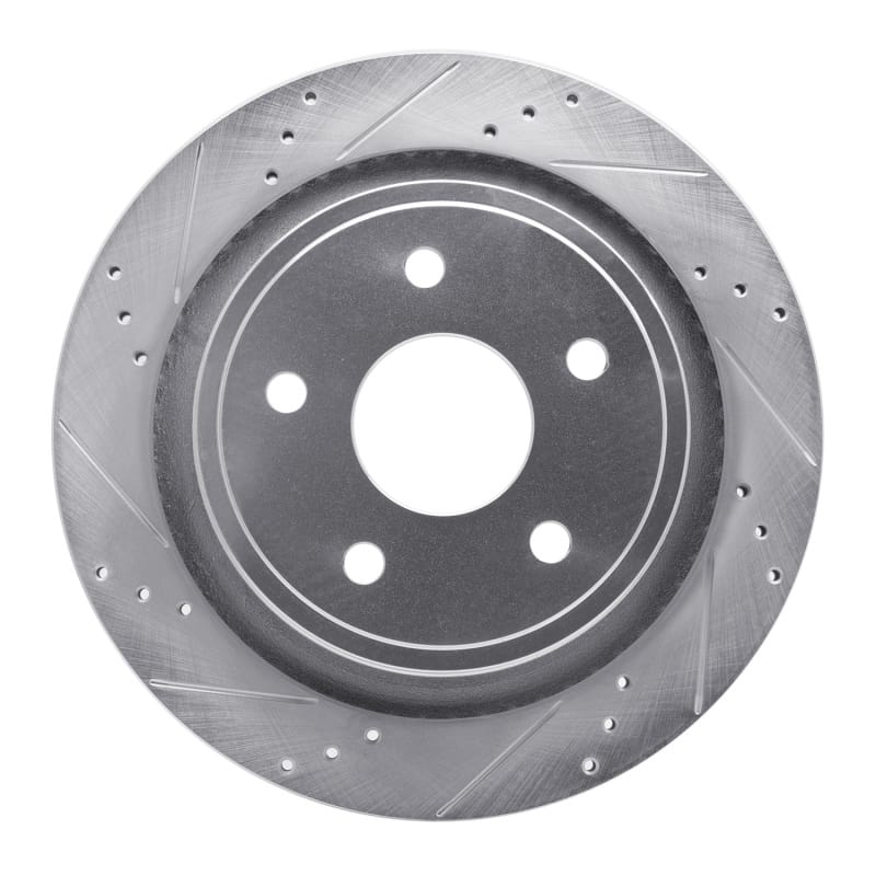 R1 Concepts — R1 02-24 Chrysler ASPEN Rear Left Drilled & Slotted Silver Brake Rotor
R1 Brake Rotor Drill