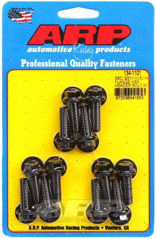 ARP — ARP Chevy LS 1/4in Flange Hex Header Bolt Kit
