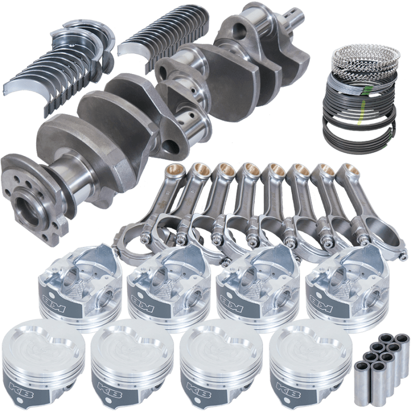 Eagle — Eagle Chevy 400 3.750in Crank 5.700in I-Beam Rods -30cc 4.165in Pistons Rotating Assembly
Street & Strip Assy