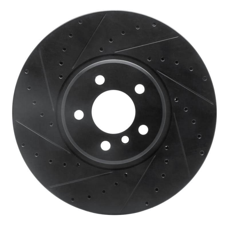 R1 Concepts — R1 08-19 BMW X5 Front Left Drilled & Slotted Black Brake Rotor
R1 Brake Rotor Drill