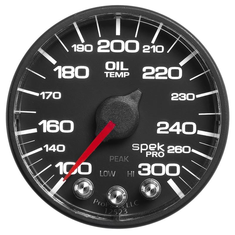 AutoMeter — Autometer Spek-Pro 52.4mm 100-300 F Deg Digital Stepper Motor Oil Temp Gauge
GA 2" OILT BFB SPEK