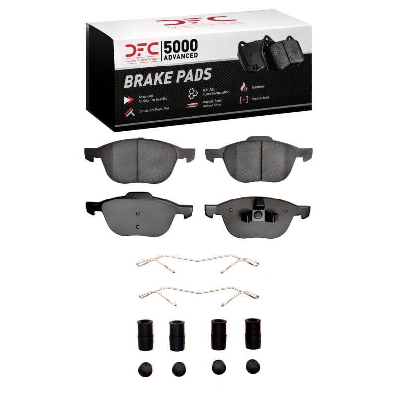 DFC — DFC 04-18 Ford EcoSport (Mexico) Front 5000 Advanced Ceramic Brake Pads and Hardware Kit
DFC Brake Pad Set