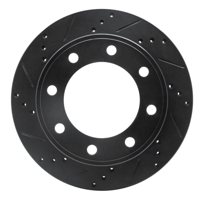 R1 Concepts — R1 99-05 Ford F-250 2WD (Super Duty) Rear Left Drilled & Slotted Black Brake Rotor
R1 Brake Rotor Drill