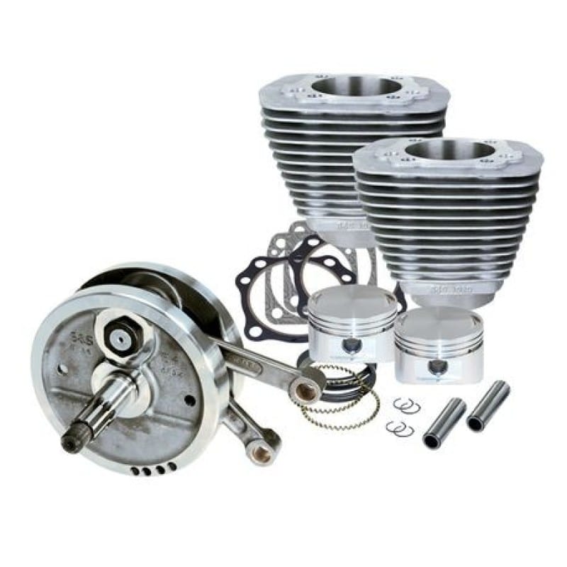 S&S Cycle — S&S Cycle 84-99 BT 96in Sidewinder Big Bore Stroker Kit - Natural