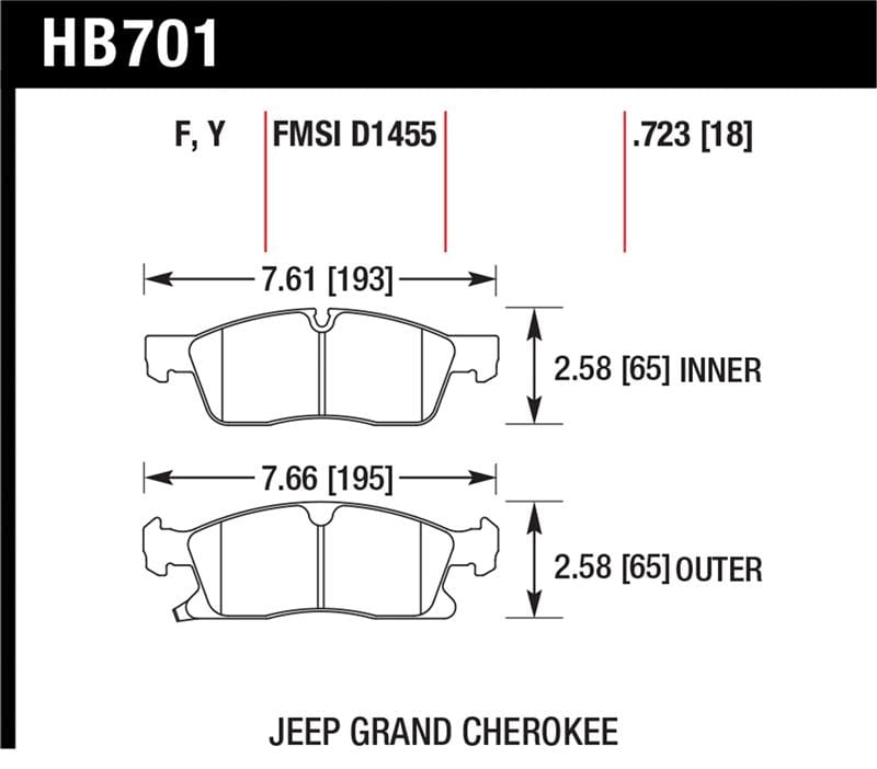 Hawk Performance — HPS Disc Brake Pad