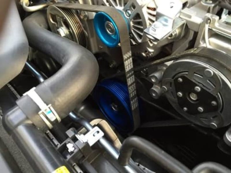 Cusco — Cusco Subaru STI EJ20 / EJ25 Light Weight Aluminum Pulley Set - Blue