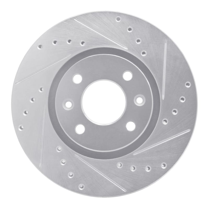 R1 Concepts — R1 88-89 Eagle Medallion Front Right Drilled & Slotted Silver Brake Rotor
R1 Brake Rotor Drill