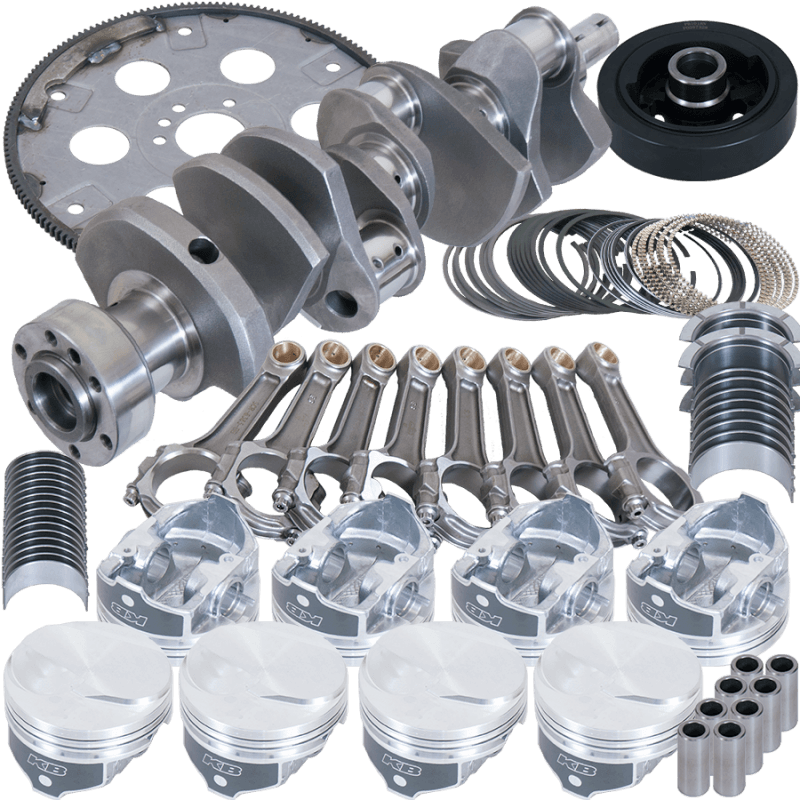 Eagle — Eagle Chevy 454 1Pc 4.250in Crank 6.385in I-Beam Rods 17cc Dome 4.320in Pistons Balanced Assembly
Bal Str & Strip Assy