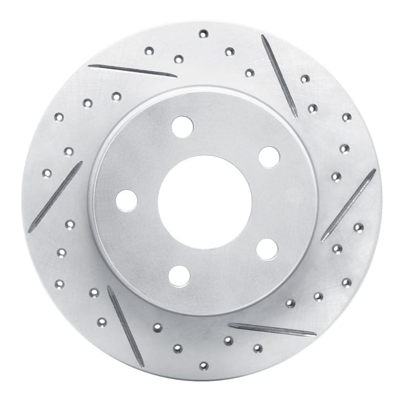 R1 Concepts — R1 93-05 Ford Taurus Sho Rear Right Drilled & Slotted Geo-Carbon Rotor