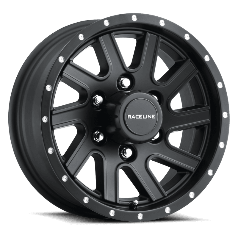 Raceline — Raceline 820MB Twisted 16x6in / 8x165.1 BP / 0mm Offset / 4.90mm Bore - Satin Black Wheel