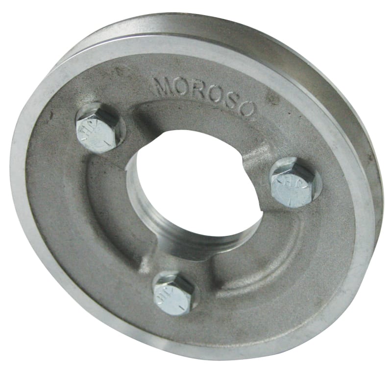 Moroso — Moroso Chevrolet Big Block 396-454 (w/Short Pump) Crankshaft Pulley - Single Groove - Cast Aluminum