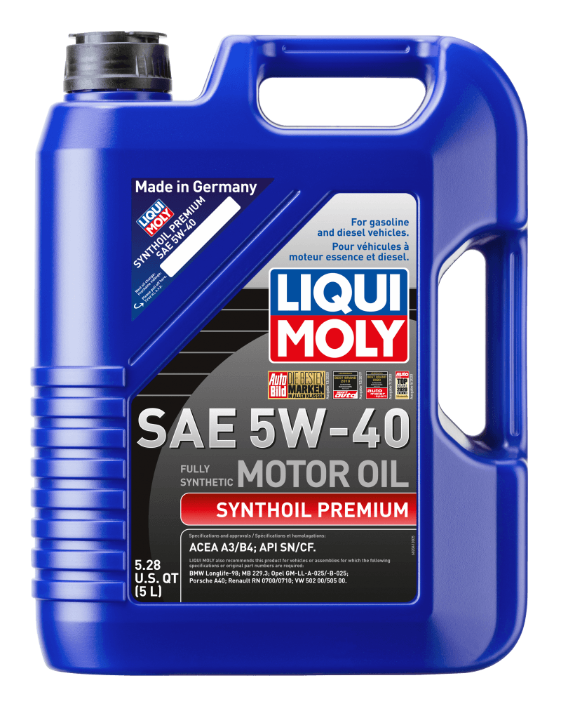 LIQUI MOLY — LIQUI MOLY 5L Synthoil Premium Motor Oil SAE 5W40