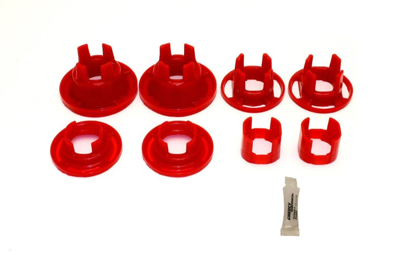 BMR Suspension — BMR 10-11 5th Gen Camaro Rear Cradle Street Version Poly Inserts Only Bushing Kit - Red