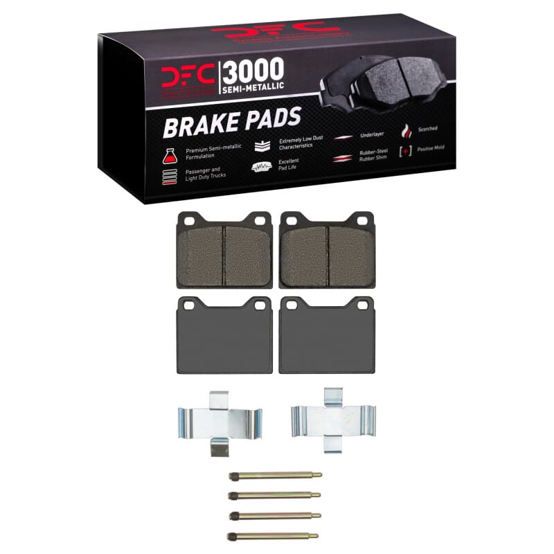 DFC — DFC 72-75 Volvo 164 Front 3000 Semi-Metallic Brake Pads and Hardware Kit
DFC Brake Pad Set