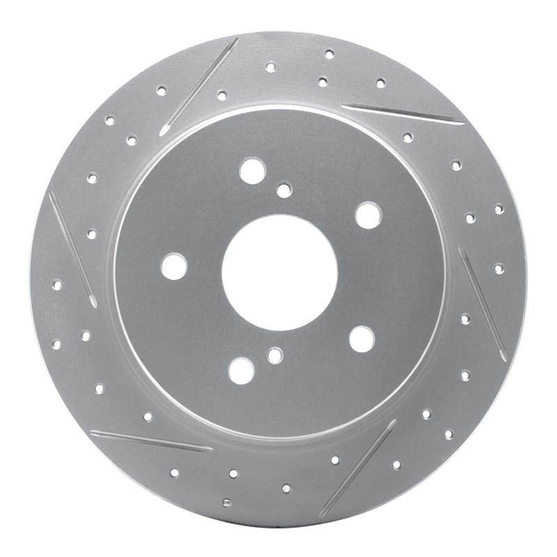 R1 Concepts — R1 07-14 Suzuki Sx4 Crossover Rear Left Drilled & Slotted Geo-Carbon Rotor