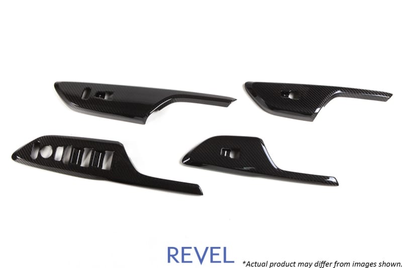 Revel — Revel GT Dry Carbon Window Switch Panels (FL/FR/RL/RR) 16-18 Honda Civic - 4 Pieces
