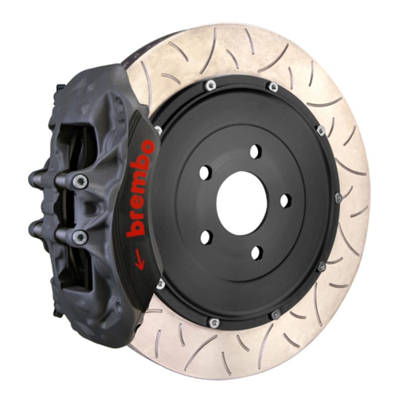 Brembo — Brembo 06-13 Corvette Z06 PISTA Fr Race BBK 6Pist Forged 2pc380x35x53a 2pc Rotor T3-Black HA