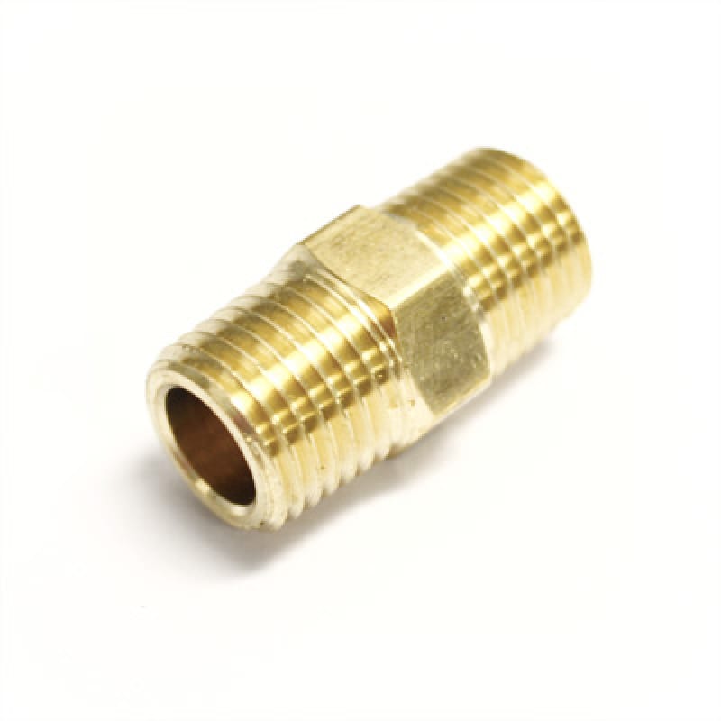 Ridetech — Ridetech Airline Fitting Nipple 1/4in NPT x 1in Long w/ Hex
Air Fitting Nipple 1