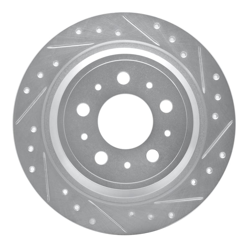 R1 Concepts — R1 98-00 Volvo V70 Rear Right Drilled & Slotted Silver Brake Rotor
R1 Brake Rotor Drill