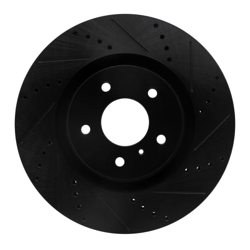 R1 Concepts — R1 03-08 Infiniti G35 Front Right Drilled & Slotted Black Brake Rotor
R1 Brake Rotor Drill