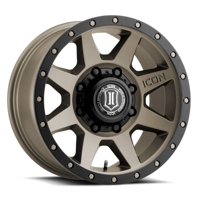 ICON — ICON Rebound HD 18x9 8x6.5 12mm Offset 5.5in BS 121.4mm Bore Bronze Wheel
REBOUND HD WHEEL