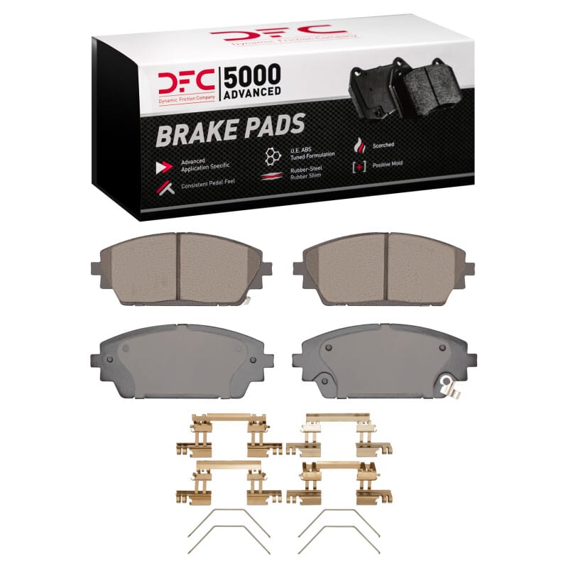 DFC — DFC 19-25 Mazda 3 Front 5000 Advanced Ceramic Brake Pads and Hardware Kit