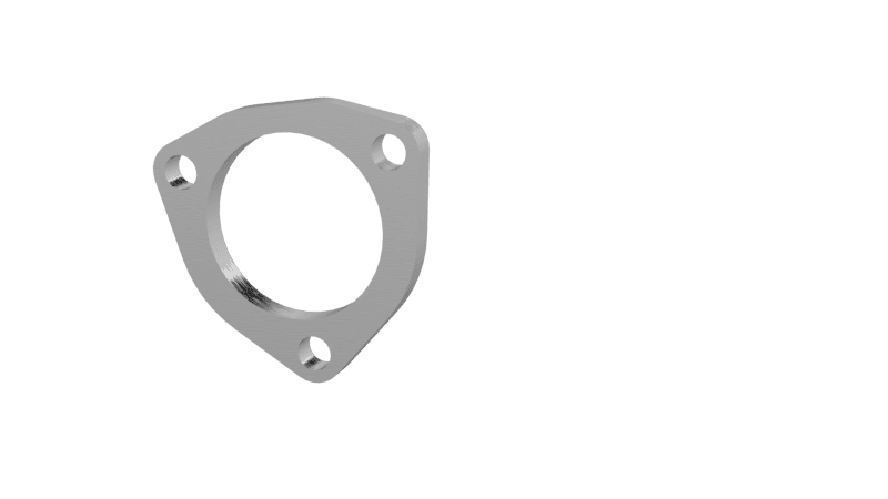 QTP — QTP 2.5in Weld-On QTEC 3 Bolt Flange