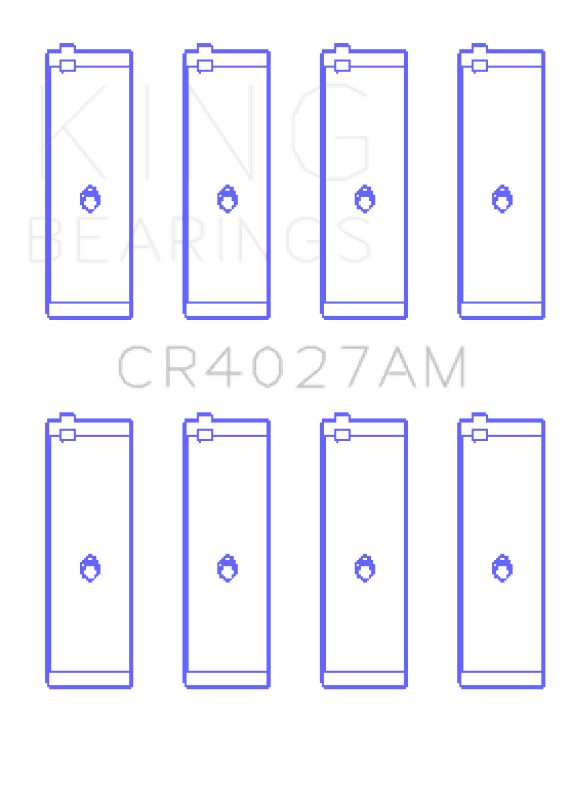 King Engine Bearings — King Engine Bearings Toyota 3E (Size +1.0mm) Connecting Rod Bearing Set
Engine Bearing