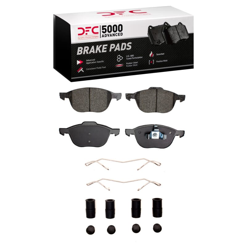 DFC — DFC 13-22 Ford C-Max Front 5000 Advanced Ceramic Brake Pads and Hardware Kit
DFC Brake Pad Set
