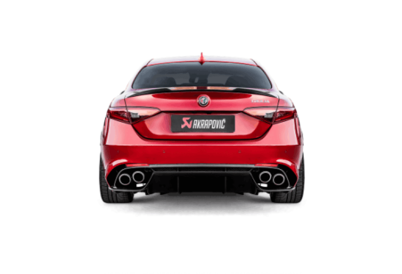 Akrapovic — Akrapovic 17-19 Alfa Romeo Giulia Quadrifoglio Evolution Line Cat Back (Titanium) w/Link Pipes