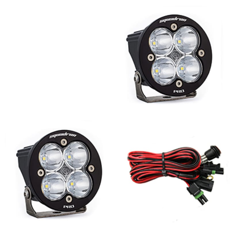 Baja Designs — Baja Designs Squadron R Pro Work/Scene Pair LED Light Pods - Clear