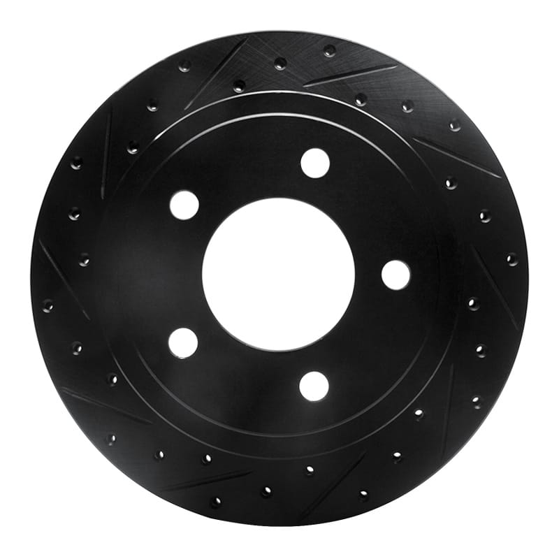 R1 Concepts — R1 03-03 Dodge Ram 1500 Van Rear Left Drilled & Slotted Black Brake Rotor
R1 Brake Rotor Drill